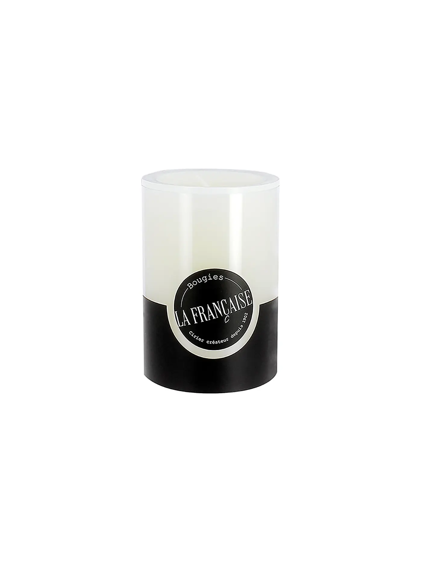 BOUGIES LA FRANCAISE | Stumpenkerze COLORAMA 10x7cm blanc | 